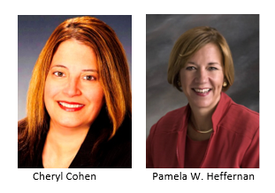 New Board members headshots - Cheryl Cohen and Pamela Heffernan.