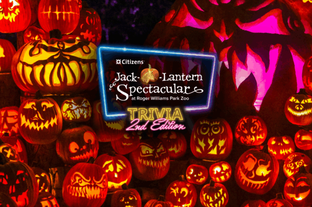 Jack-O-Lantern Spectacular logo with illuminated pumpkin display