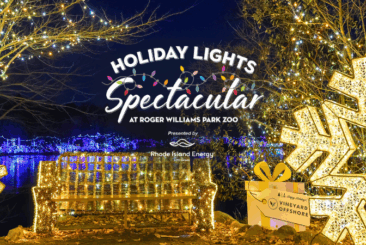 Holiday Lights Spectacular at Roger Williams Park Zoo Logo Banner.