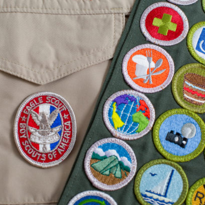 Boy Scout Uniform and Sash