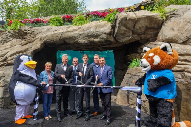 We are flippin' out over the official opening of our brand-new Humboldt penguin habitat! 🐧🎉

This new state-of-the-art facility features modern filtration and sterilization systems, a medical isolation area, a breeding and nesting zone, and a guest encounter space. Humboldt penguins are adapted to warm climates, and will thrive in our New England weather both in their indoor and outdoor spaces thanks to updated heating and cooling systems. Countless hours of thought, intricate details, and hard work were put into making Penguin Point a place where our Humboldt penguins will live their best lives. They are already making a splash, and we can't wait for you to come meet them!

A huge thank you to The Honorable Mayor Brett Smiley, John Igliozzi and The Providence City Council, a group of generous donors, our local community, and all of the staff and teams that made this possible!