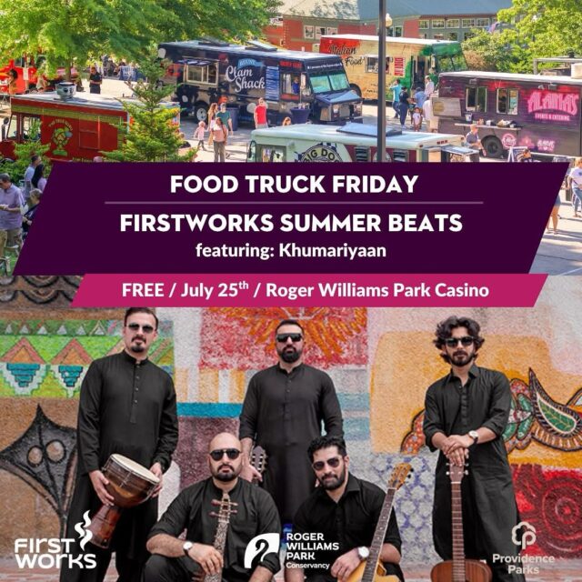 Join us for a night of sizzling eats and fire beats! 🔥🎶 It’s Friday, so you know what that means- it’s time for Food Truck Friday & FirstWorks’ Summer Beats concert series. We have a great lineup tonight, so grab your favorite eats and then head over to the Casino for a free concert out of the heat! 🌮