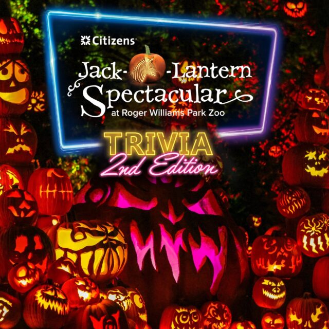 It's glow time! 🎃 Tickets for the Jack-O-Lantern Spectacular presented by Citizens are on-sale NOW! This year's Trivia - 2nd Edition brings a brand-new batch of brain busters carved into the glow of thousands of pumpkins. 

📅 September 26 - November 2
🎟️ rwpzoo.org/jols

From pop culture to historical legends, each twist in the trail brings questions that spark curiosity and fun for all ages. Don’t miss New England’s “must-see” family-friendly event of the season at Roger Williams Park Zoo.