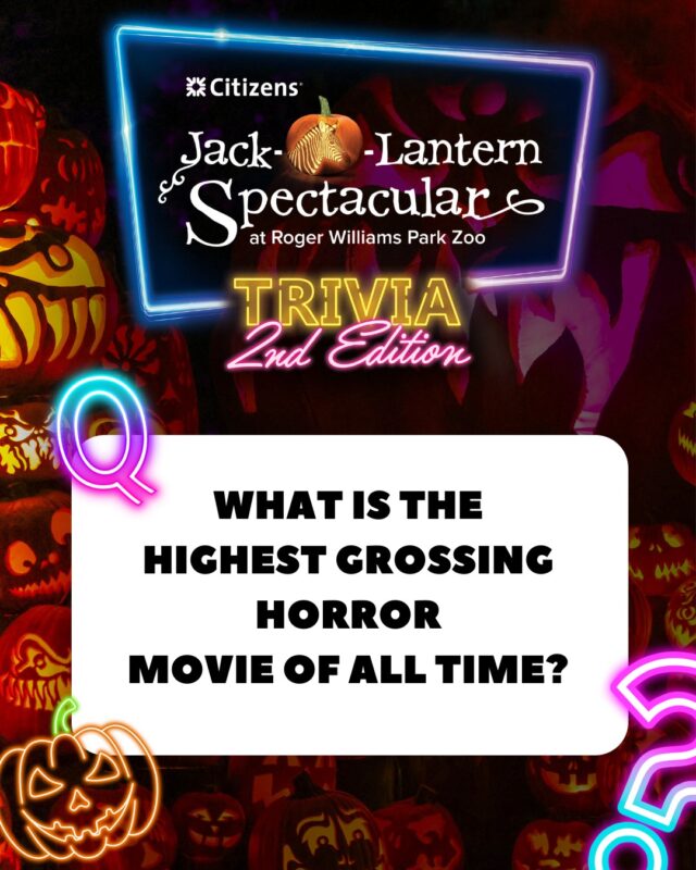 Feeling spooky smart? 🎃 It's Tricky Trivia Thursday! We've teamed up with @citizensbank to give away 4 tickets to the Jack-O-Lantern Spectacular. Do you have what it takes to win? Swipe for the multiple-choice answers, and drop your answer in the comments. Don't forget to like this post to enter!

⚠ No purchase necessary. This promotion is in no way sponsored, endorsed or administered by, or associated with Instagram. One lucky person with the correct answer will be chosen at random each week on Friday afternoon. We will never ask for any personal/financial information or to click external links. Please beware of potential scam.

Share this post so your friends and family can play! #trickortrivia #jackolanternspectacular