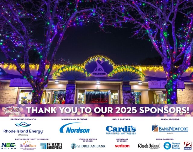 *Cue Mariah Carey* It's TIIIIMMEEEE! ✨🎄🦌 The Holiday Lights Spectacular presented by @rhodeislandenergy  is officially OPEN! We're thrilled to welcome you back to explore the brilliant new additions we have this year. Get ready to create dazzling memories! 

A massive thank you to our incredible 2025 sponsors for making the lights shine brighter than ever! We couldn't do it without your generous support. ❄️

💡 Check out the newest additions, plan your visit, and grab your tickets now at rwpzoo.org/holidaylights