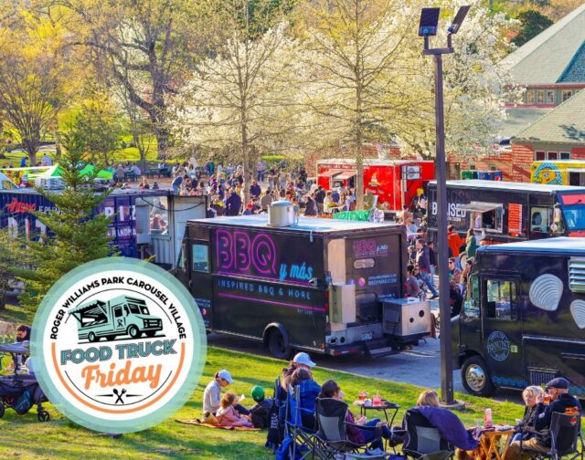 Kick off the holiday weekend the right way at Food Truck Friday at Carousel Village! 🥳 Starting at 5 PM, grab your lawn chairs and head over to enjoy 15+ amazing local food trucks, carousel rides, live music by Beth Killian Music 🎸, and ice-cold drinks from Good Vibes Beverages 🍻. Don’t worry about the hassle - there are plenty of parking spots throughout the park. 

Tag your friends, pack your chairs, and let’s start the weekend with great food and even better vibes! See you there! 👇✨ PVD Food Truck Events